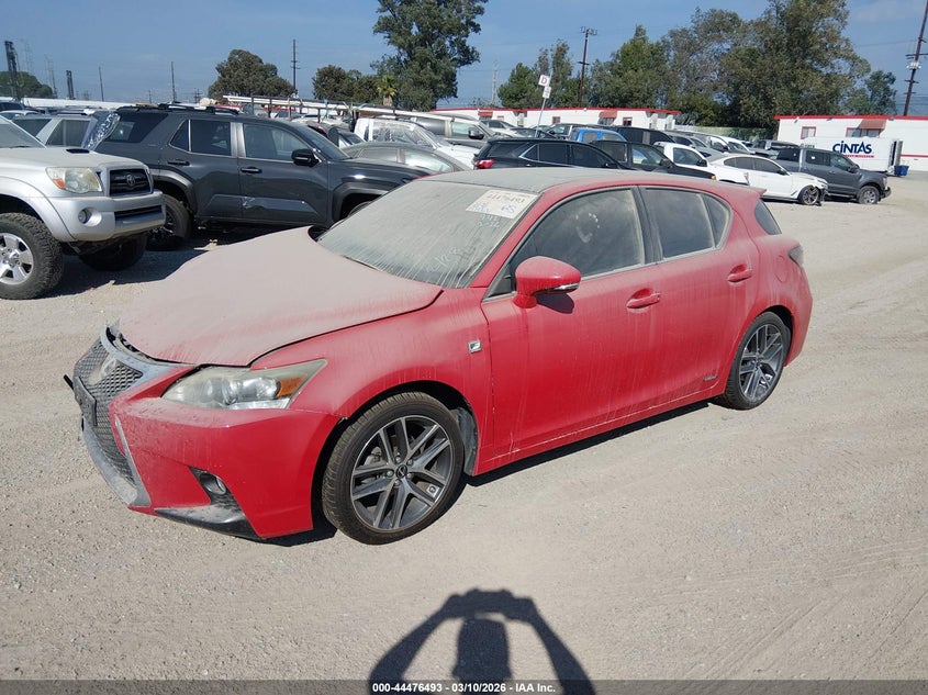 Vin: jthkd5bh6e2184691, lot: 44973172, lexus ct 200h 20142