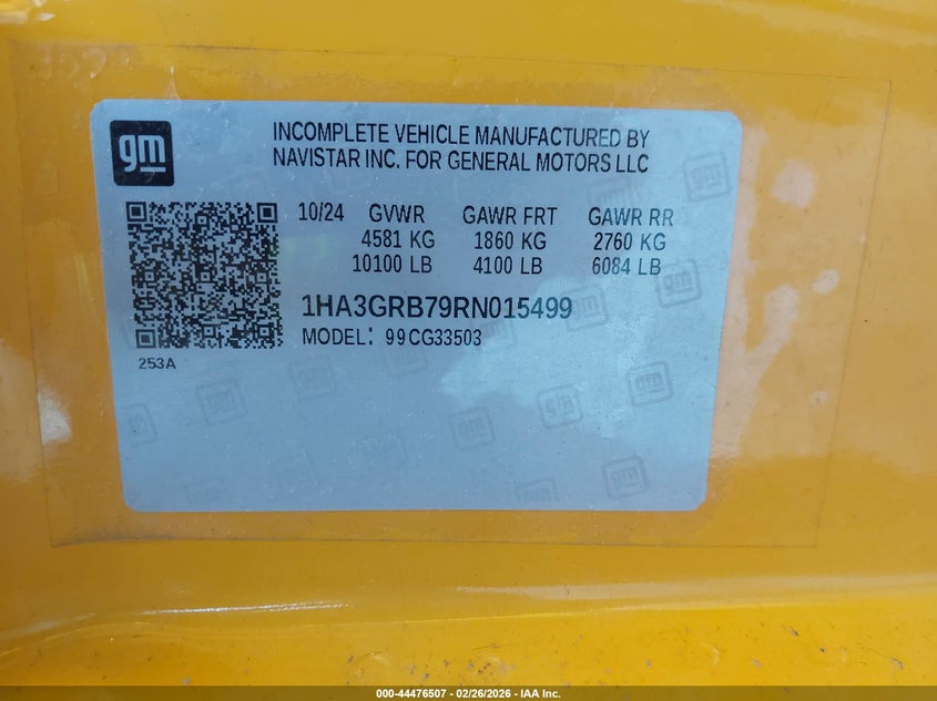 2024 CHEVROLET BUS EXPRESS CUTAWAY auction photo 8