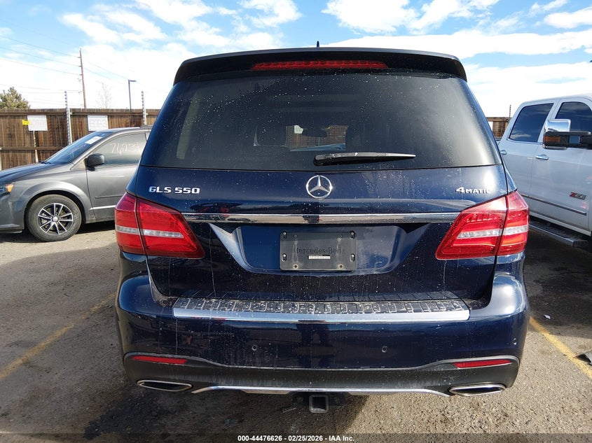 2017 Mercedes-Benz Gls 550 4Matic VIN: 4JGDF7DE1HA831295 Lot: 44476626
