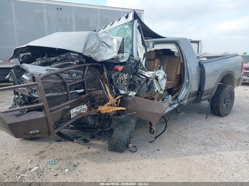 2022 Ram 2500 6.7 Ram Limited Longhorn 4X4 6'4 Box silver Lot 111044476744 Vin 3C6UR5PL9NG185051
