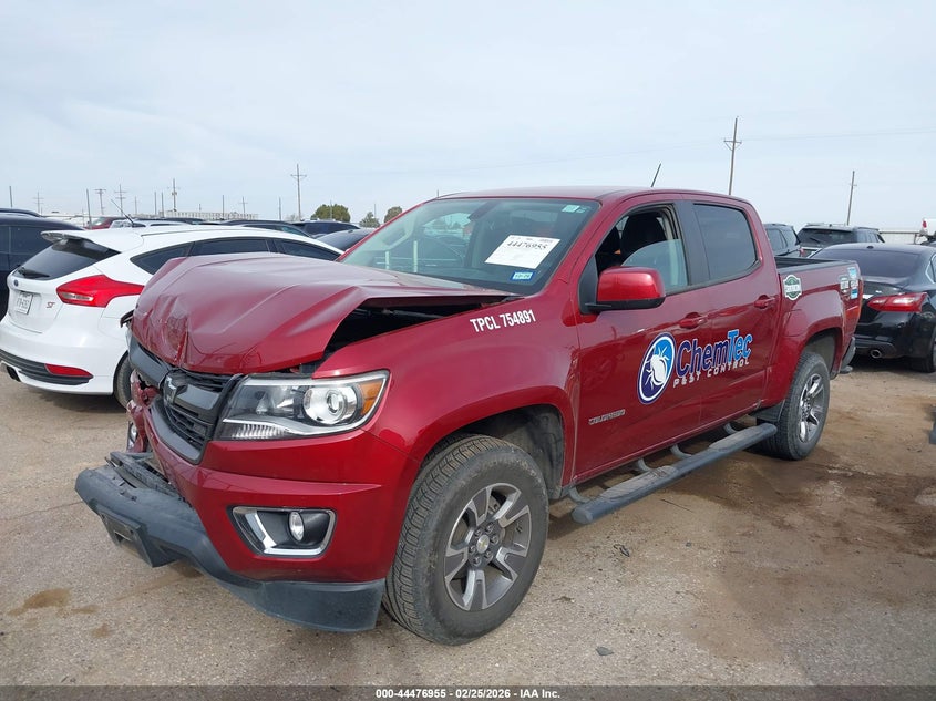 VIN 1GCGTDEN7J1238294 2018 CHEVROLET COLORADO Z71
