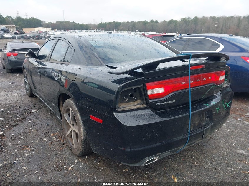 2012 Dodge Charger 3.6 Se black Lot 111044477149 Vin 2C3CDXBGXCH260656
