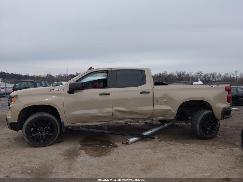 2022 Chevrolet Silverado 5.3 1500 Custom Trail Boss beige Lot 111044477164 Vin 3GCPDCED0NG657223