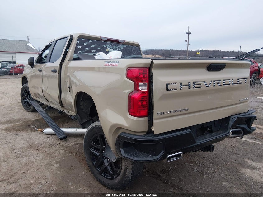 2022 Chevrolet Silverado 5.3 1500 Custom Trail Boss beige Lot 111044477164 Vin 3GCPDCED0NG657223