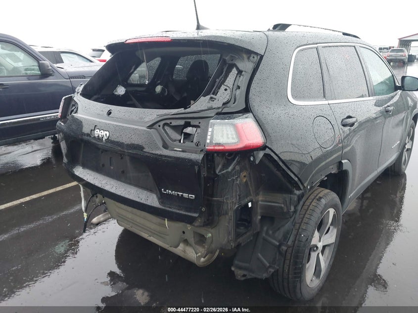 2019 Jeep Cherokee 2.4 Limited Fwd black Lot 111044477220 Vin 1C4PJLDB5KD340734