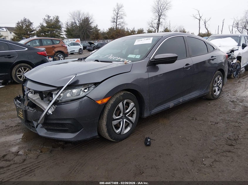 2016 HONDA CIVIC SEDAN 2.0L I-4 DOHC, VVT, 158HP