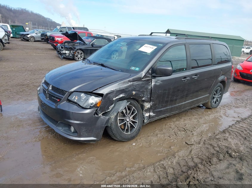 2019 Dodge Caravan 3.6 Grand Gt grey Lot 111044477530 Vin 2C4RDGEG3KR595963