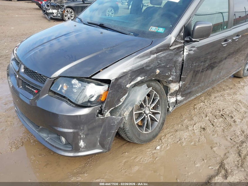 2019 Dodge Caravan 3.6 Grand Gt grey Lot 111044477530 Vin 2C4RDGEG3KR595963