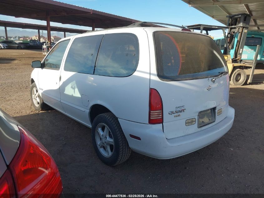 1997 Nissan Quest Gxe/Xe