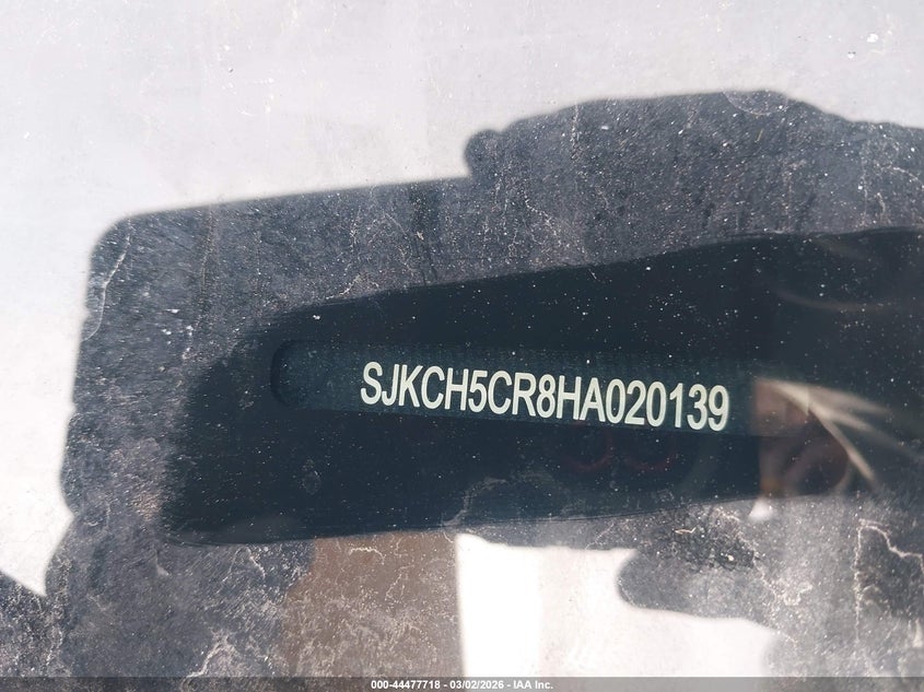 2017 Infiniti Qx30 Premium VIN: SJKCH5CR8HA020139 Lot: 44477718