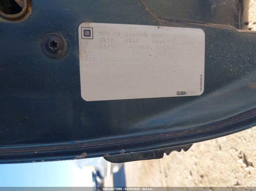 1993 Buick Century Special VIN: 1G4AG85N7P6425818 Lot: 44477898