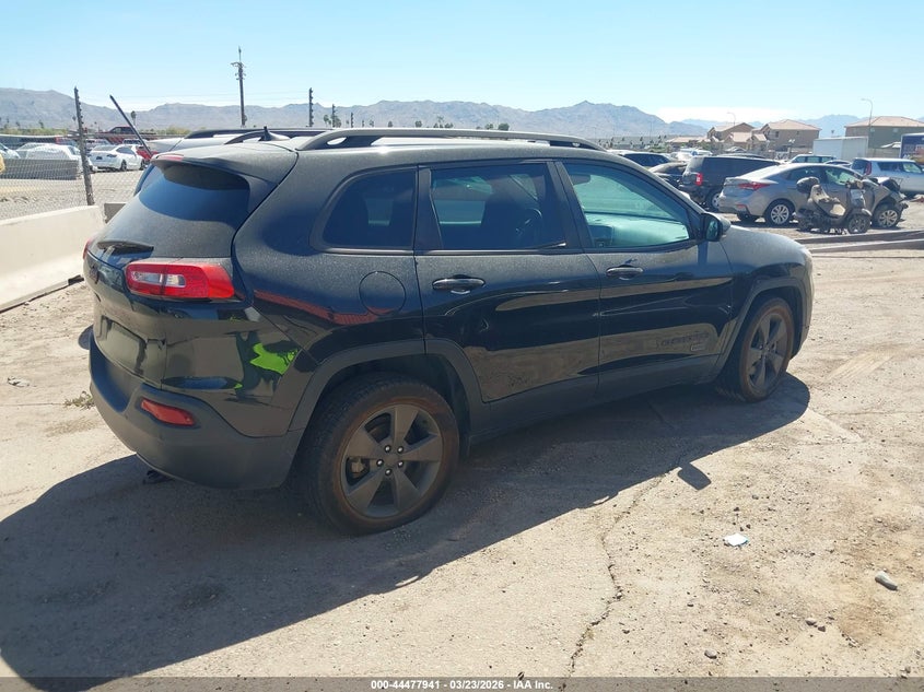 Vin: 1c4pjlcb5gw371043, lot: 44974620, jeep cherokee 75th anniversary 20164