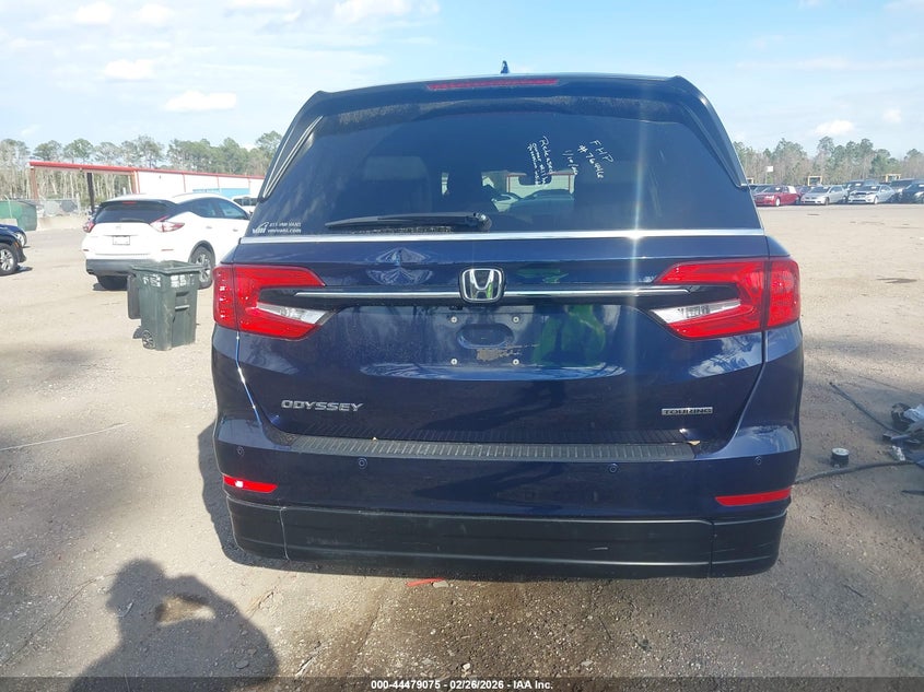 2022 Honda Odyssey Touring VIN: 5FNRL6H8XNB057620 Lot: 44479075
