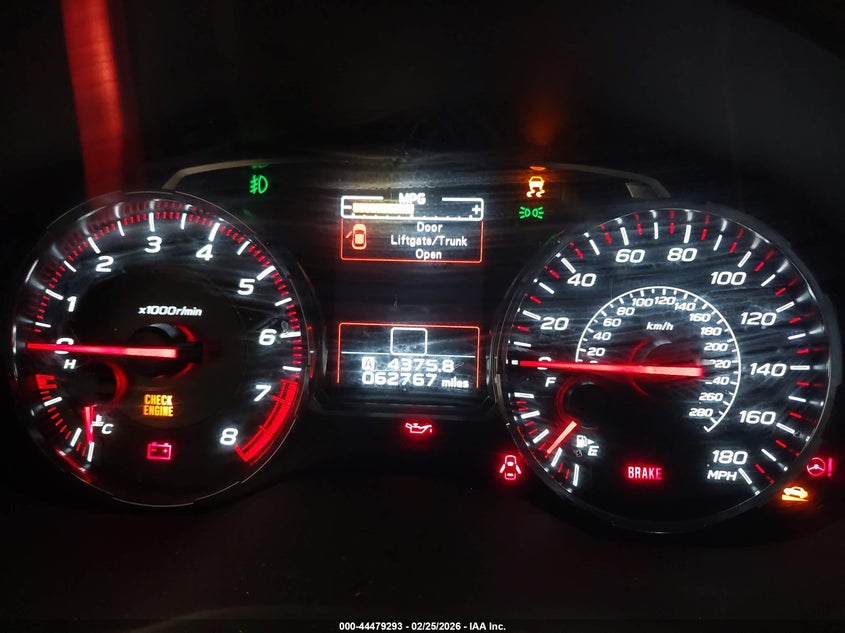 2020 Subaru Wrx Premium VIN: JF1VA1C63L9802301 Lot: 44479293