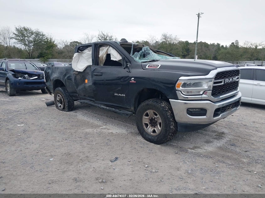 2019 Ram 2500 6.7 black Lot 111044479337 Vin 3C6UR5CL4KG557431