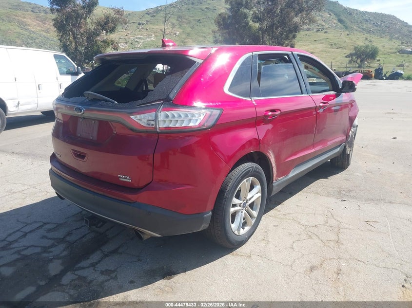 Vin: 2fmpk3j91gbc11896, lot: 44976111, ford edge sel 20164