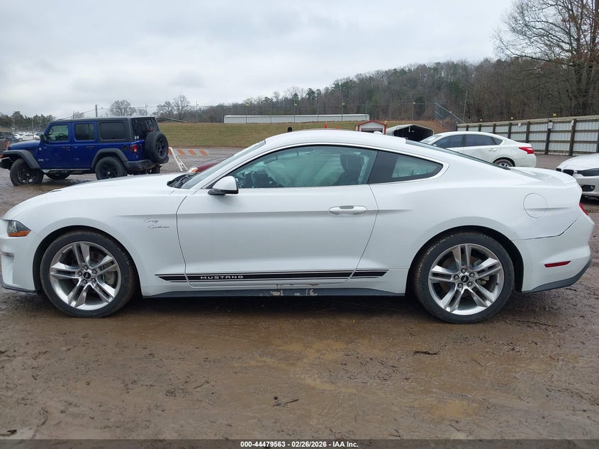 2018 Ford Mustang 2.3 white Lot 111044479563 Vin 1FA6P8THXJ5142095