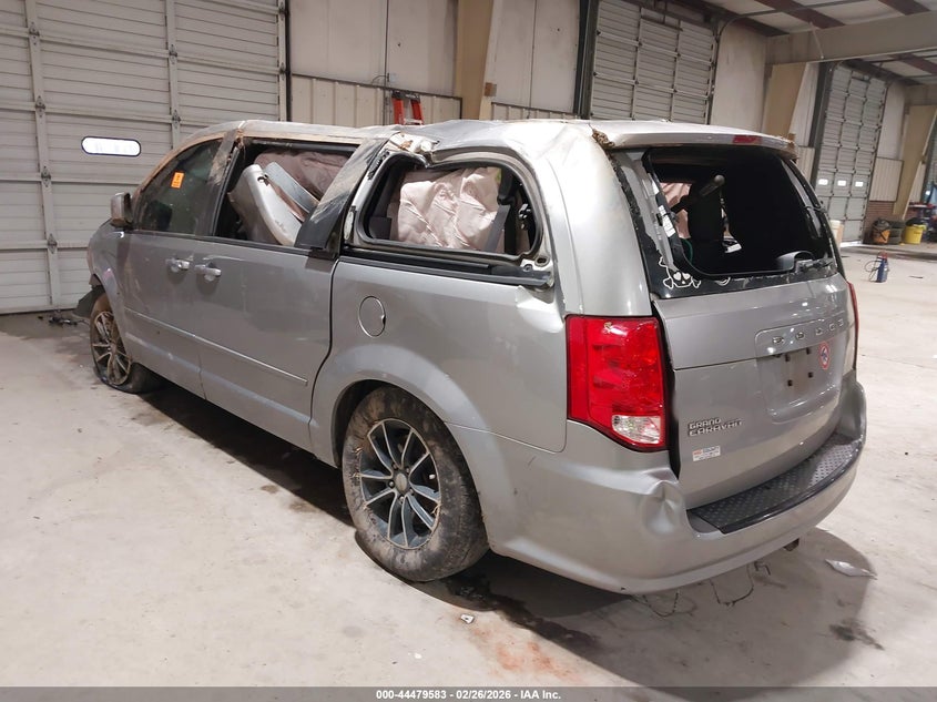 2016 Dodge Caravan 3.6 Grand Se Plus silver Lot 111044479583 Vin 2C4RDGBG7GR315067