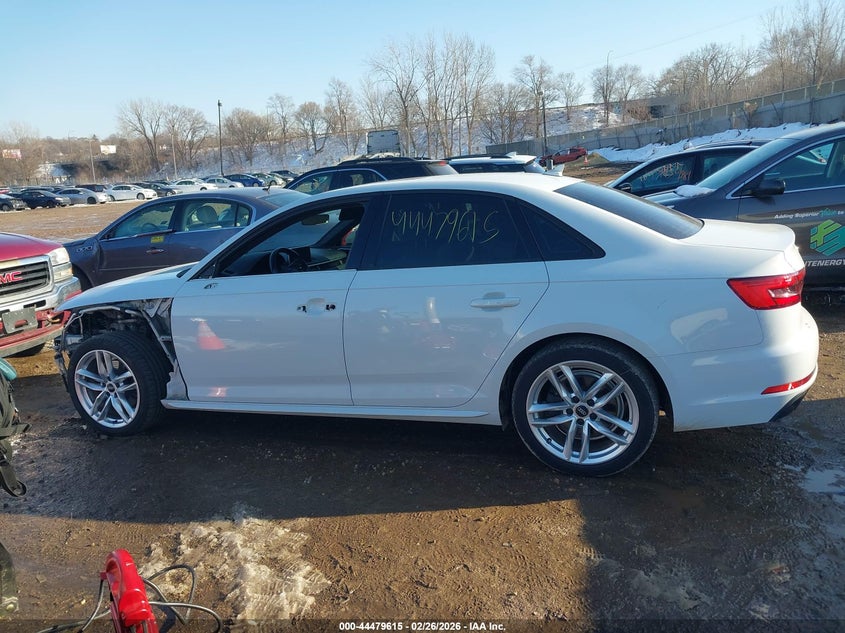 2017 Audi A4 2.0 2.0t Season Of Audi Ultra Premium White Lot 111044479615 Vin WAUKMAF49HN056155