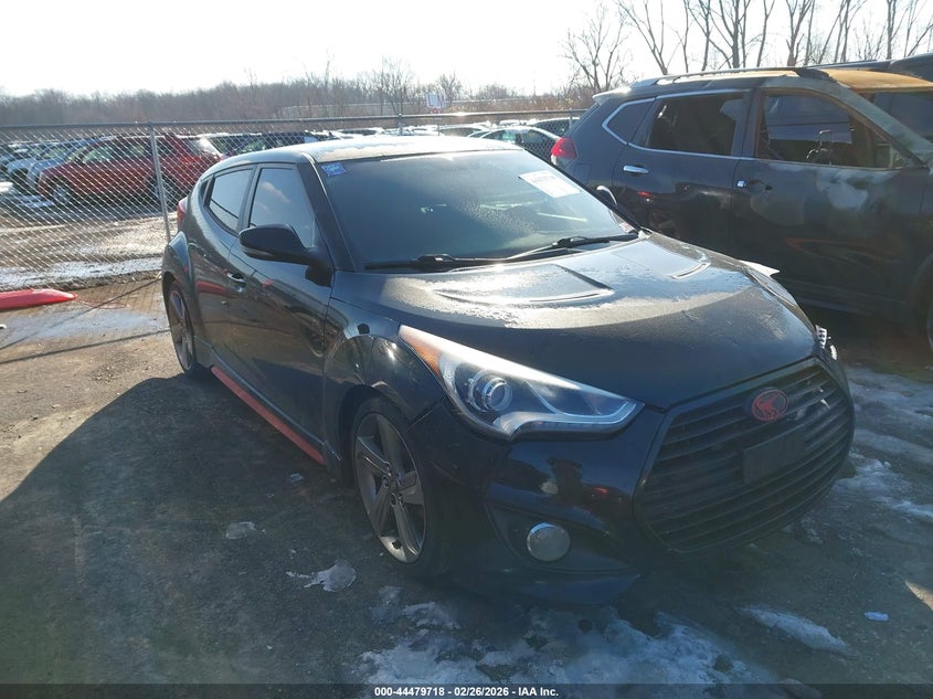 2014 HYUNDAI VELOSTER HATCHBACK 1.6L I-4 DI, DOHC, VVT, TURBO, 201HP
