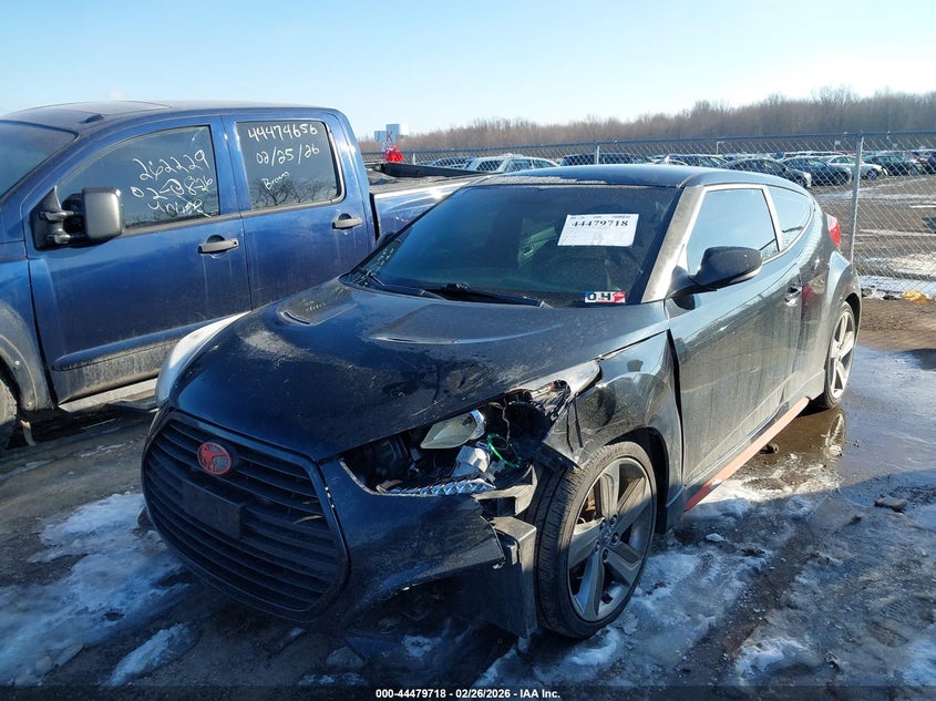 2014 HYUNDAI VELOSTER HATCHBACK 1.6L I-4 DI, DOHC, VVT, TURBO, 201HP