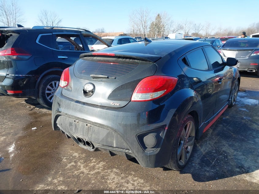 2014 HYUNDAI VELOSTER HATCHBACK 1.6L I-4 DI, DOHC, VVT, TURBO, 201HP