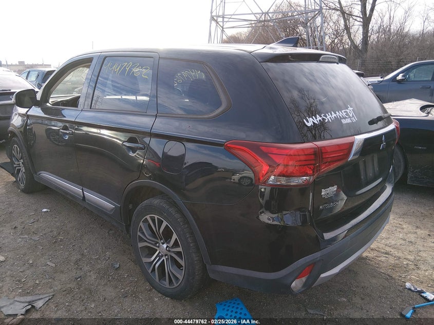 Vin: ja4az3a34hz026493, lot: 44976441, mitsubishi outlander se 20173