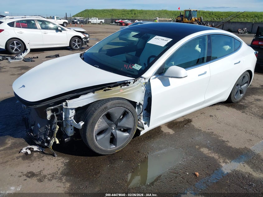 5YJ3E1EA7KF431896 2019 Tesla Model 3 Long Range/Mid Range/Standard Range/Standard Range Plus white