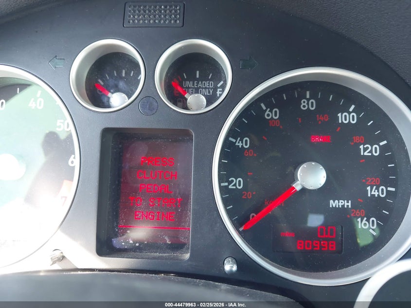 2001 Audi Tt VIN: TRUUT28N111006802 Lot: 44479963