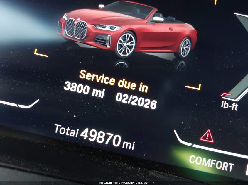 2022 BMW M440I xDrive VIN: WBA63AT08NCJ51917 Lot: 44480100