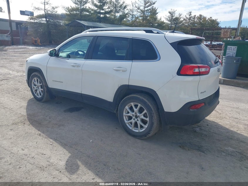 2016 Jeep Cherokee 2.4 Latitude white Lot 111044480119 Vin 1C4PJMCB5GW296771