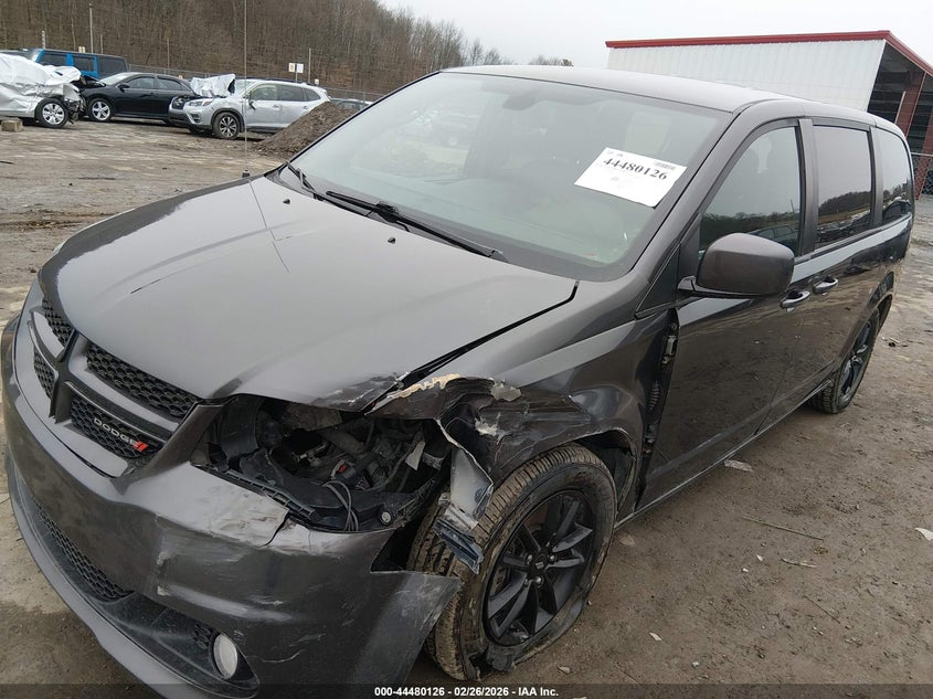 2020 Dodge Caravan 3.6 Grand Gt grey Lot 111044480126 Vin 2C4RDGEG7LR179139
