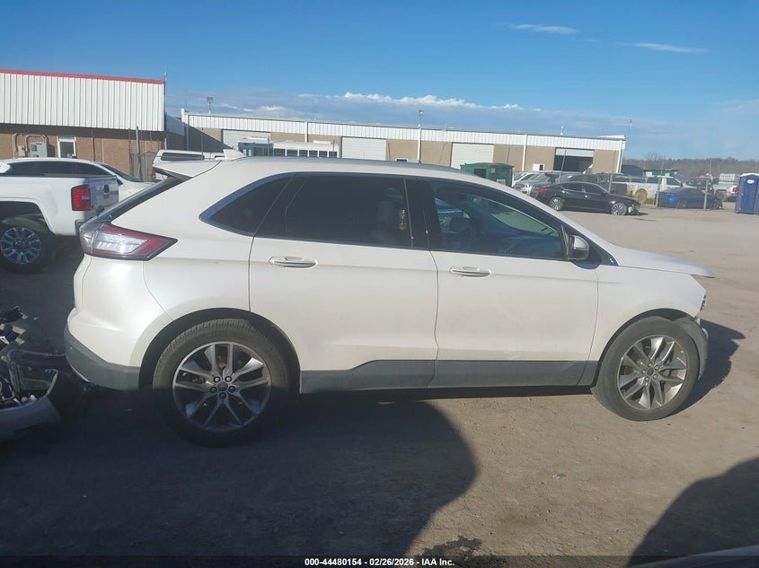 2FMPK3K96JBB10133 2018 Ford Edge 2.0 Titanium white