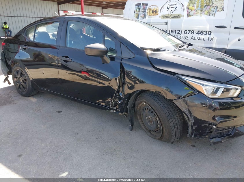 2020 Nissan Versa 1.6 S Xtronic Cvt black Lot 111044480305 Vin 3N1CN8DV2LL894032