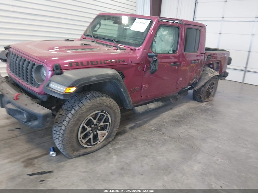 Vin: 1c6jjtbg4rl133845, lot: 44977061, jeep gladiator rubicon 20242