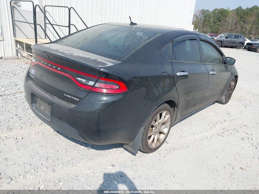 Vin: 1c3cdfca1dd106856, lot: 44977189, dodge dart limited 20134