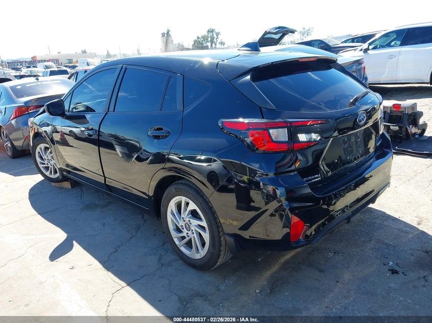 2024 Subaru Impreza 2.0 Base 5-Door black Lot 111044480537 Vin JF1GUABC1R8296571