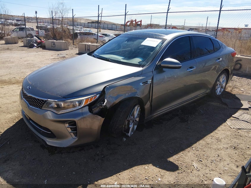 Vin: 5xxgu4l36hg168798, lot: 44977505, kia optima ex 20172