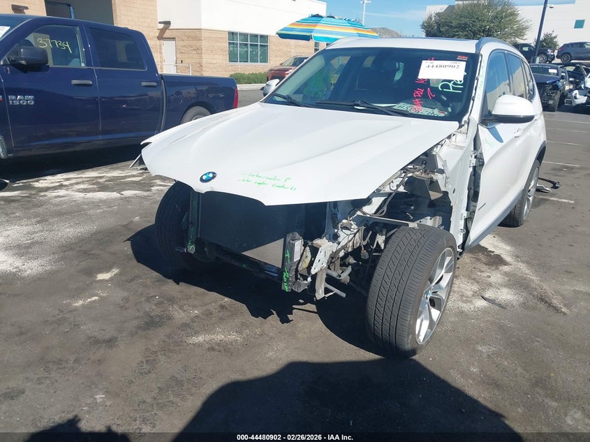 2017 BMW X3 3.0 xDrive35I white Lot 111044480902 Vin 5UXWX7C53H0U42285
