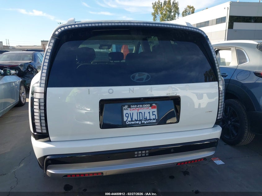 2026 Hyundai Ioniq 9 Sel VIN: 7YAMUFS38TY001279 Lot: 44480912