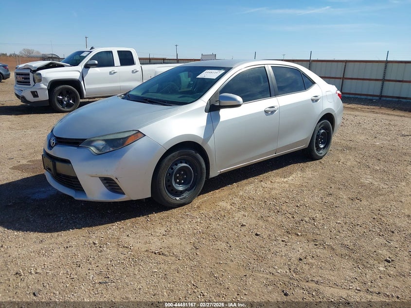 2016 TOYOTA COROLLA SEDAN 1.8L I-4 DOHC, VVT, 132HP