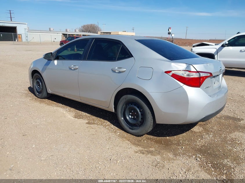 2016 TOYOTA COROLLA SEDAN 1.8L I-4 DOHC, VVT, 132HP