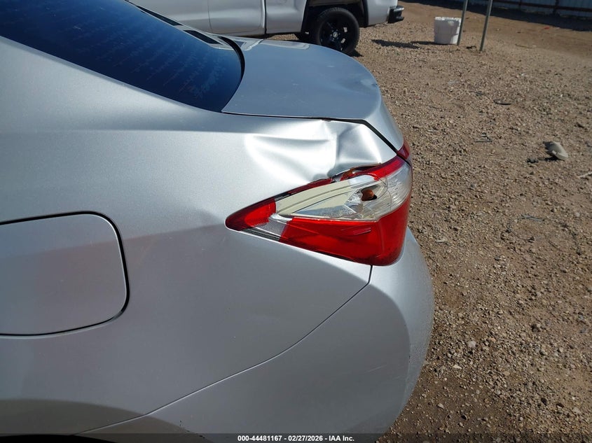 2016 TOYOTA COROLLA SEDAN 1.8L I-4 DOHC, VVT, 132HP