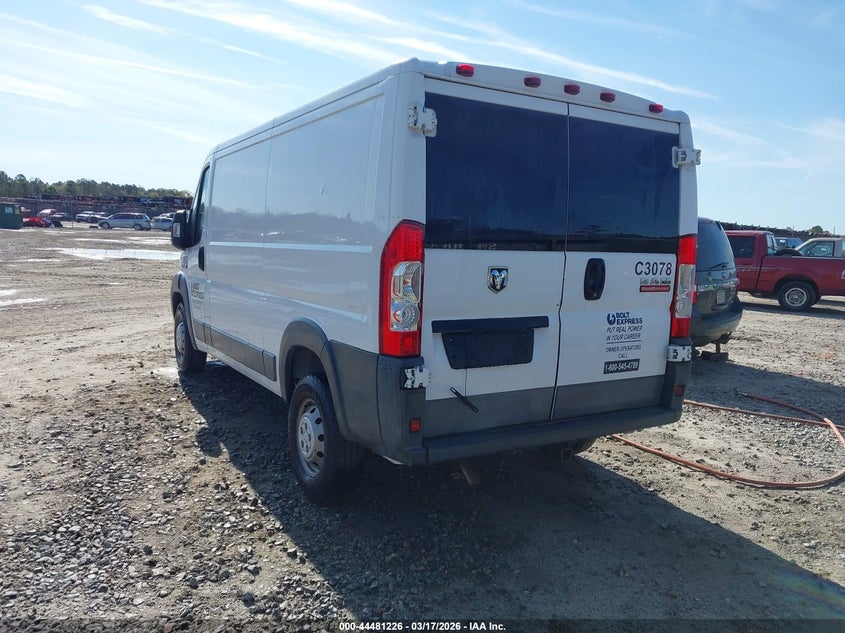 2017 Ram Promaster 1500 Low Roof 136 Wb