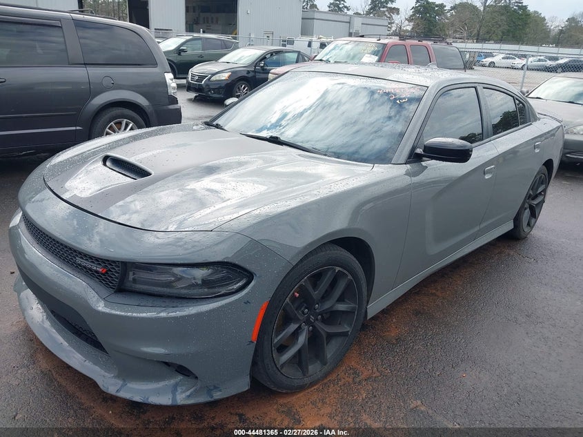 2019 Dodge Charger 5.7 R/T Rwd grey Lot 111044481365 Vin 2C3CDXCT9KH619084