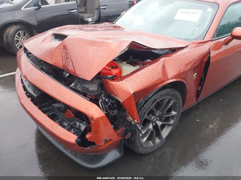 2022 Dodge Challenger 6.4 R T Scat Pack orange Lot 111044481435 Vin 2C3CDZFJ7NH254978