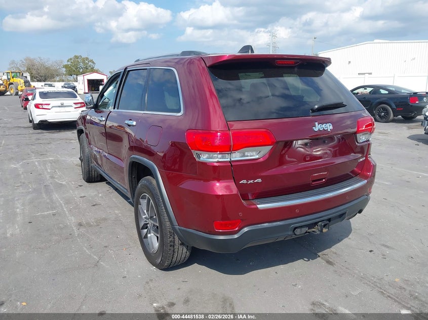2018 Jeep Grand Cherokee Limited 4X4
