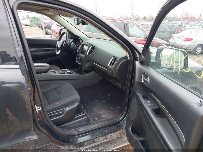 2016 Dodge Durango 3.6 Sxt black Lot 111044481680 Vin 1C4RDJAG0GC331828