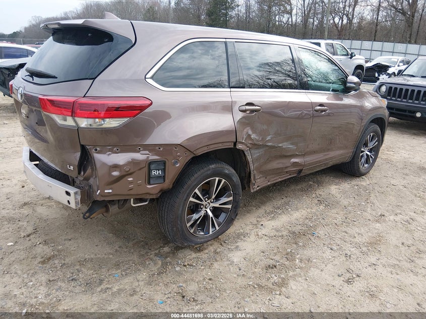 2017 Toyota Highlander Le Plus