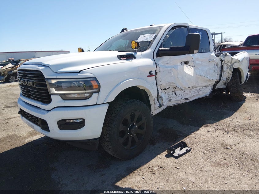 Vin: 3c6ur5fl3ng371489, lot: 44978539, ram 2500 laramie  4x4 6'4 box 20222